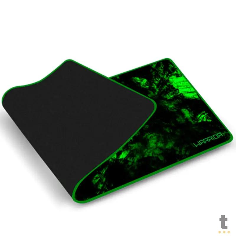 Mousepad Gamer Warrior Verde Para Teclado E Mouse Ac302 Truedata